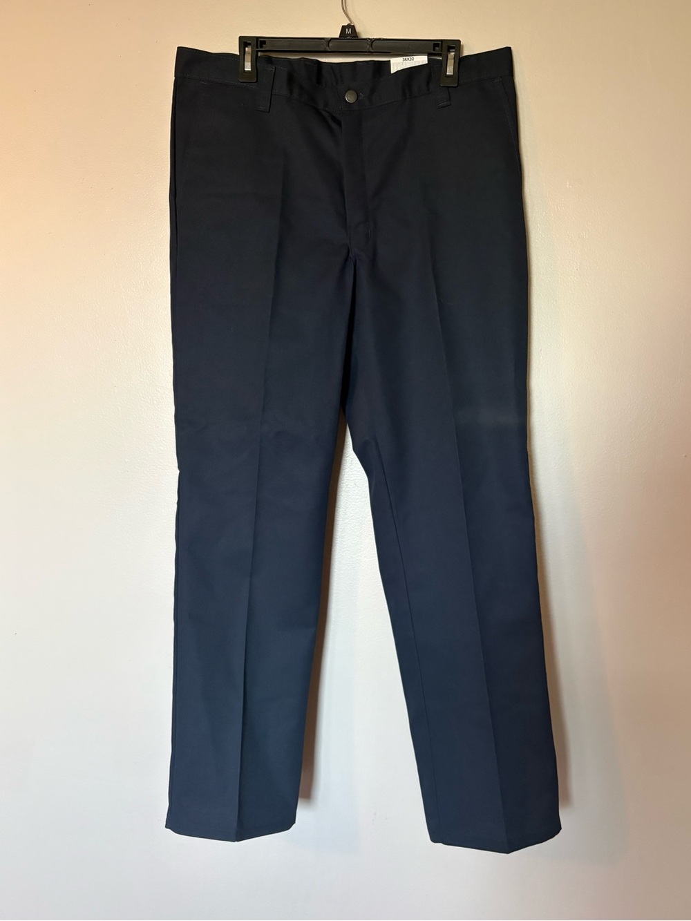 Dickies Men's Dark Navy Work Dress Pants